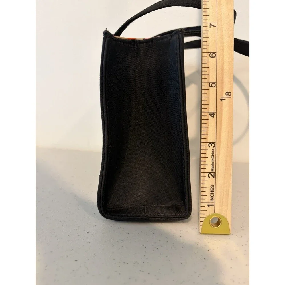 Kate Spade New York Black Women’s Tote, Multicolor Lining, Inner Pockets